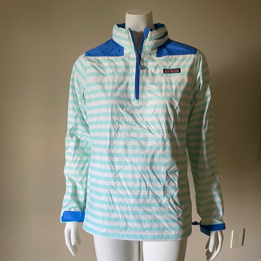 Vineyard Vines striped raingear shep shirt S NWT